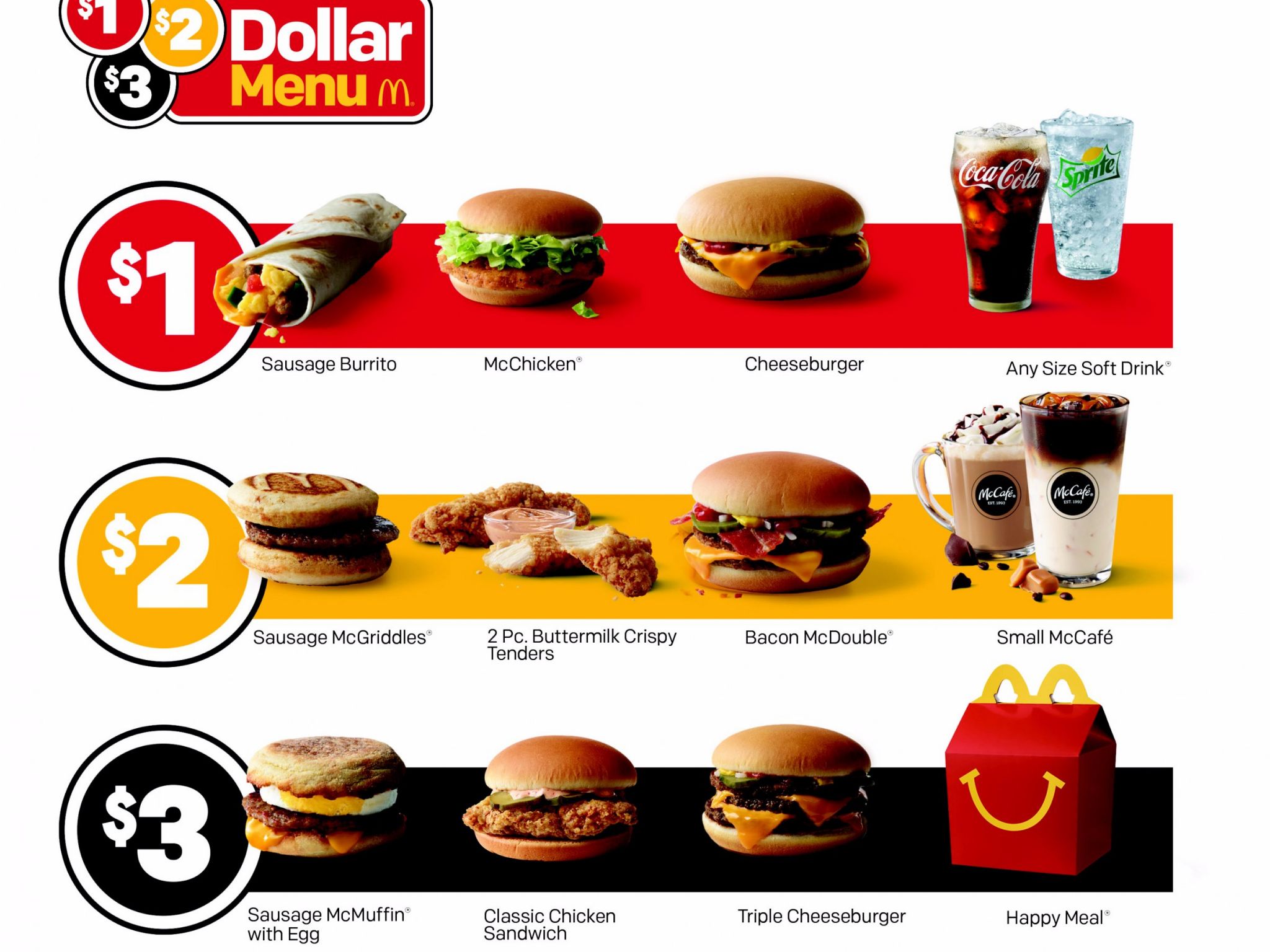 McDonald's Dollar Menu is back — here's what's on it - SFGate