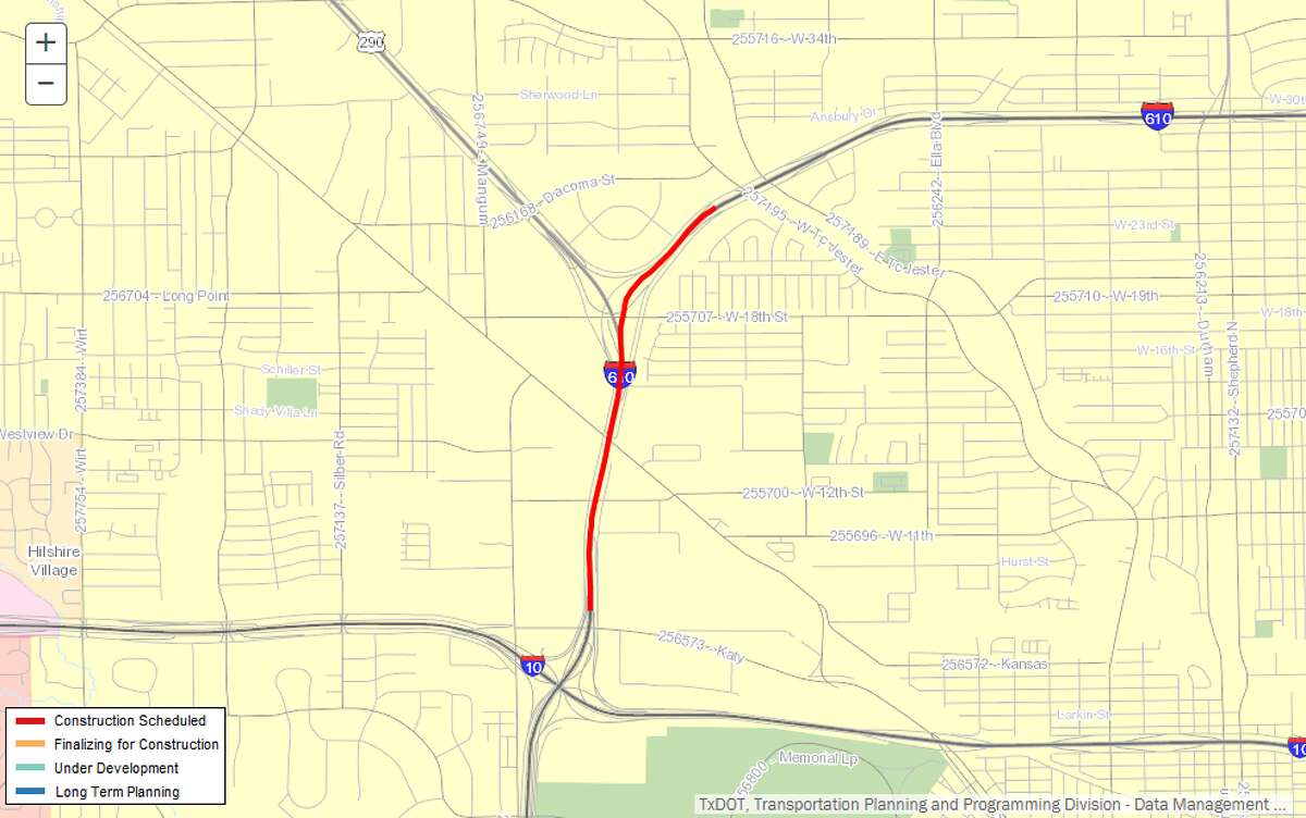 290 And 610 Houston Map - Map