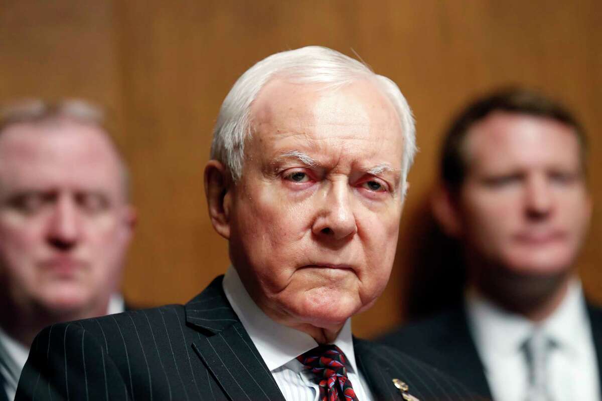 FILE - In this Sept. 20, 2017, file photo, Sen. Orrin Hatch, R-Utah, listens during a Senate Judiciary Committee hearing on Capitol Hill in Washington. Hatch says he is retiring after four decades in Senate (AP Photo/Alex Brandon, File)