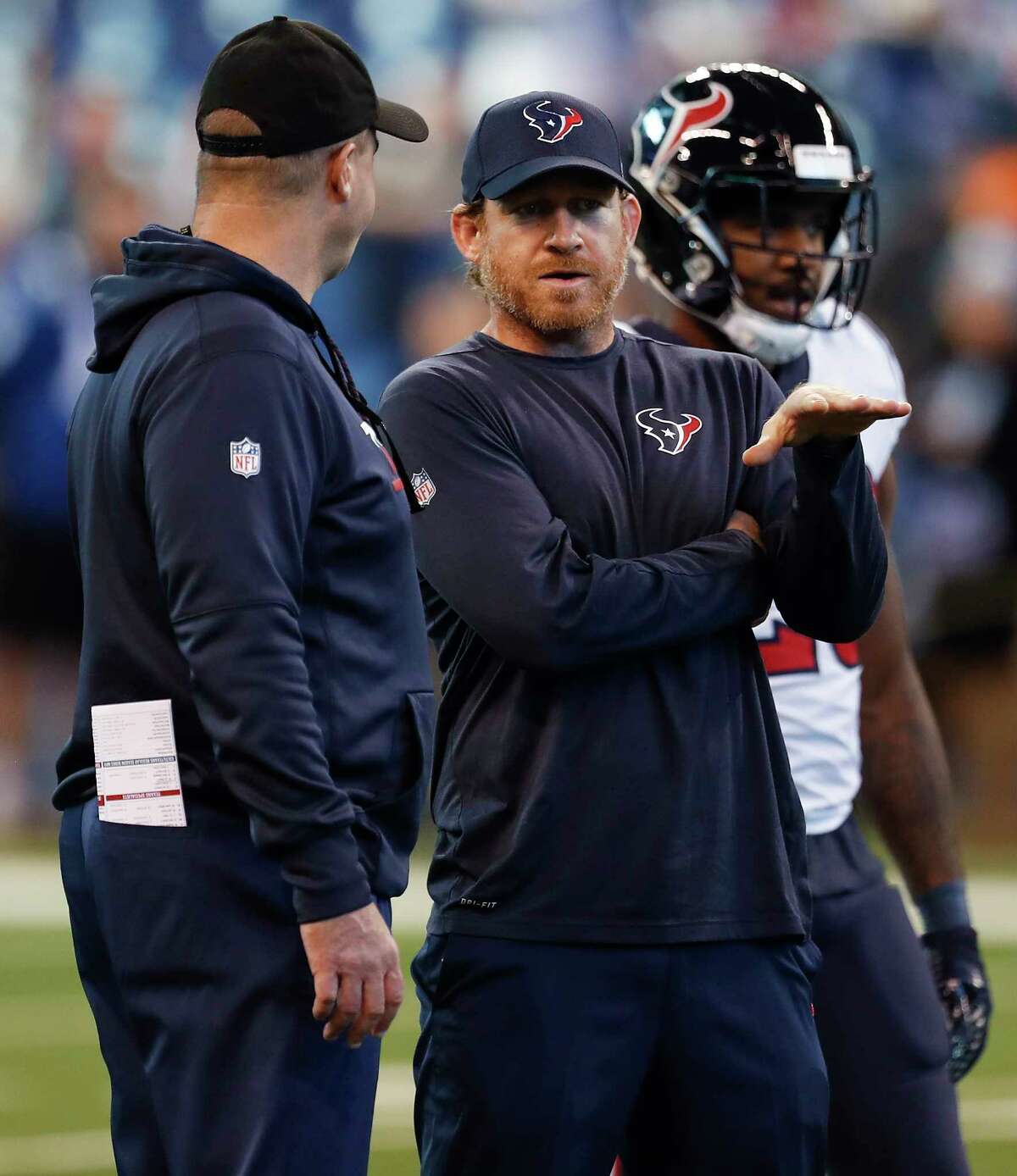 Bill O'Brien will have plenty of new faces on his coaching staff, with special-teams coordinator Larry Izzo, right, among those either being let go ﻿or leaving of their own accord.