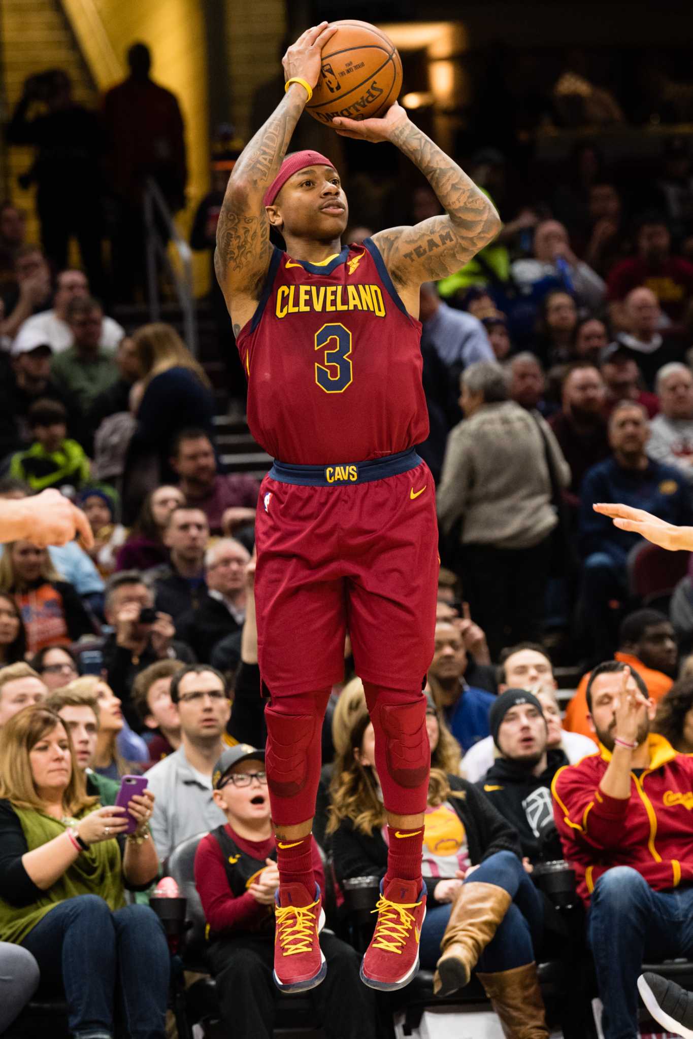 バスケットボール NIKE - NBA Cleveland CAVS #3 Isaiah Thomas CLEVELAND CAVALIERS #3 Isaiah Thomas Nike Dri-Fit Official