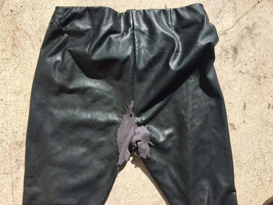 Faux leather jacket peeling