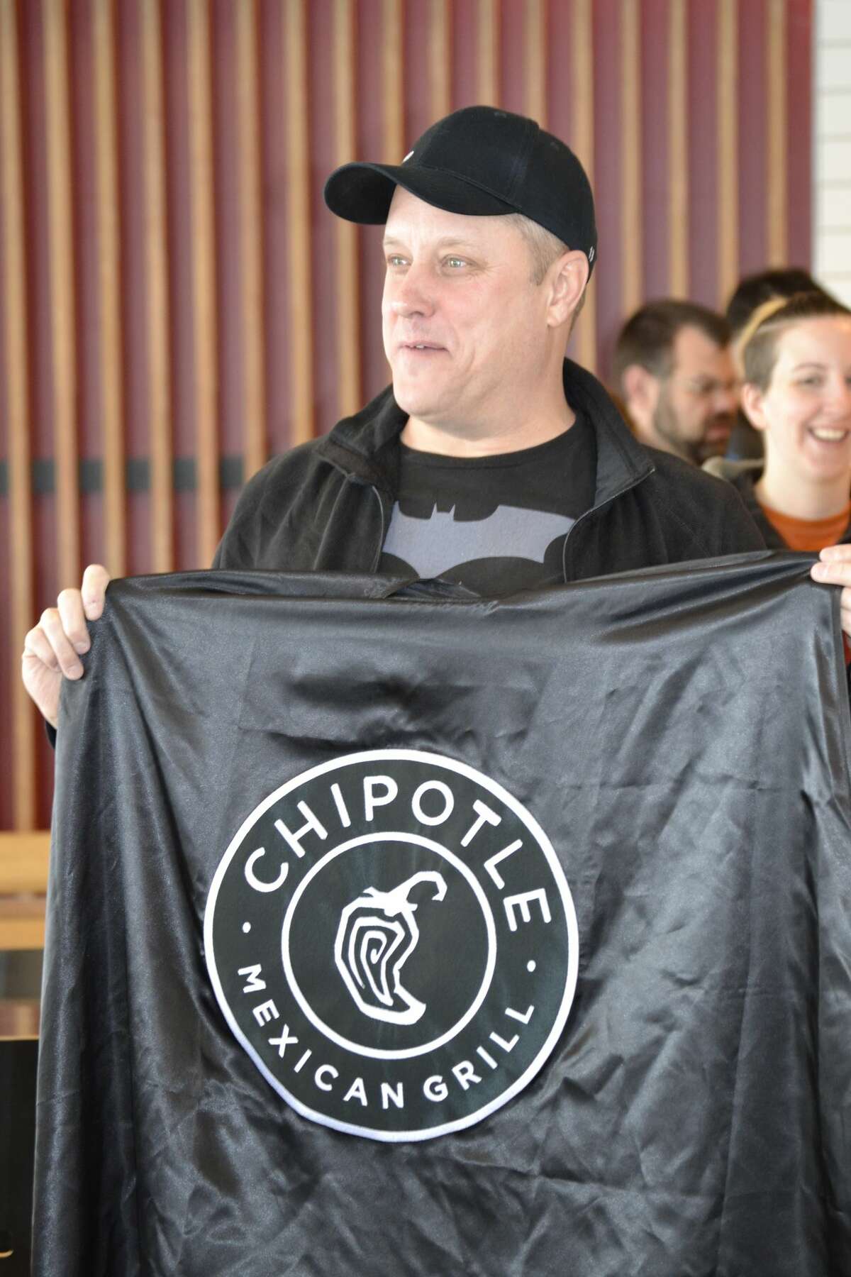 Bruce Wayne, of Tiffin, Ohio, holds the record for most consecutively consumed Chipotle meals. He broke the record with his 426th meal on Saturday, Oct. 30, 2017.