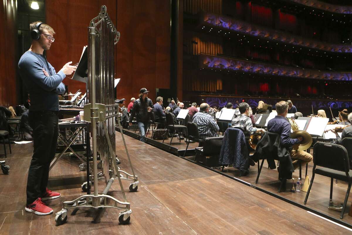 The San Antonio Symphony rehearsed for Tricentennial Celebration concerts on the morning of Wednesday Jan. 3, 2018 at the Tobin Center.