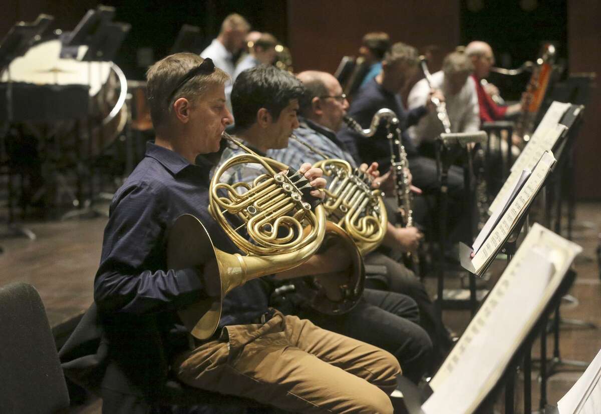 The San Antonio Symphony rehearsed for Tricentennial Celebration concerts on the morning of Wednesday Jan. 3, 2018 at the Tobin Center.