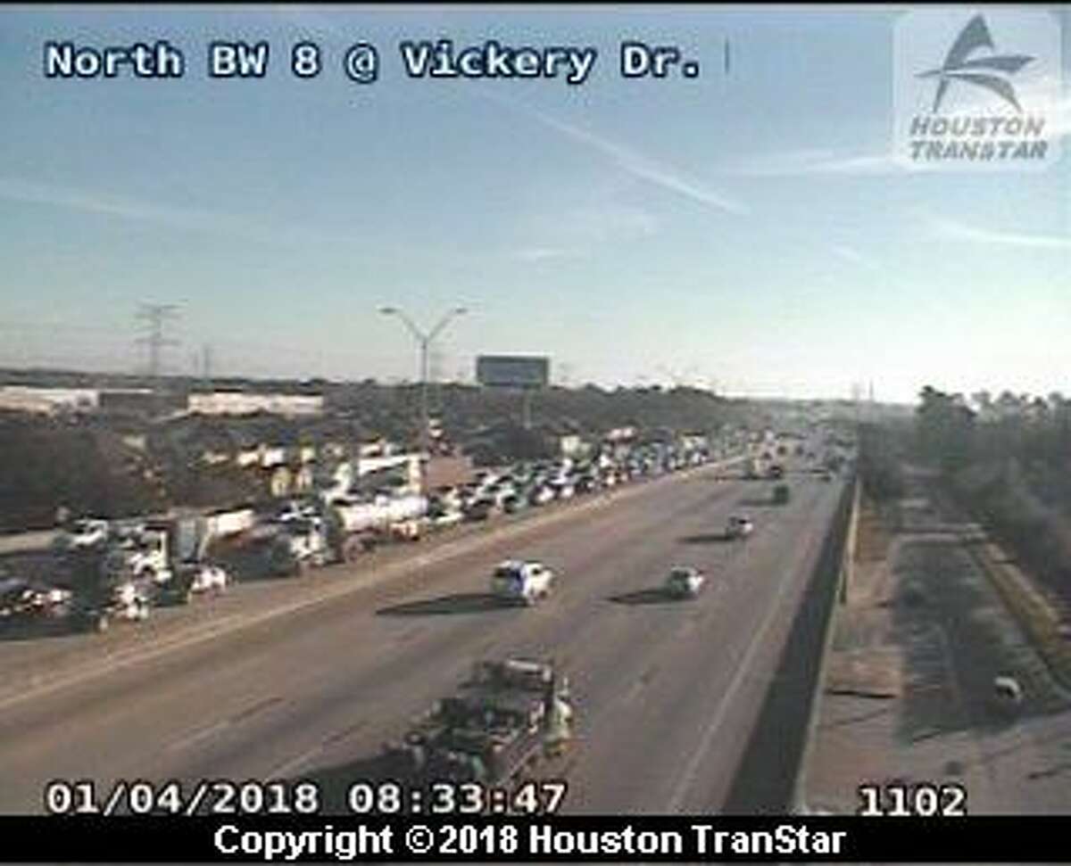 Multiple-car Crash Shuts Down Beltway 8 Near Airport In North Houston