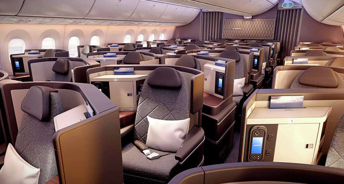 El Al business class on a Boeing 787 Dreamliner