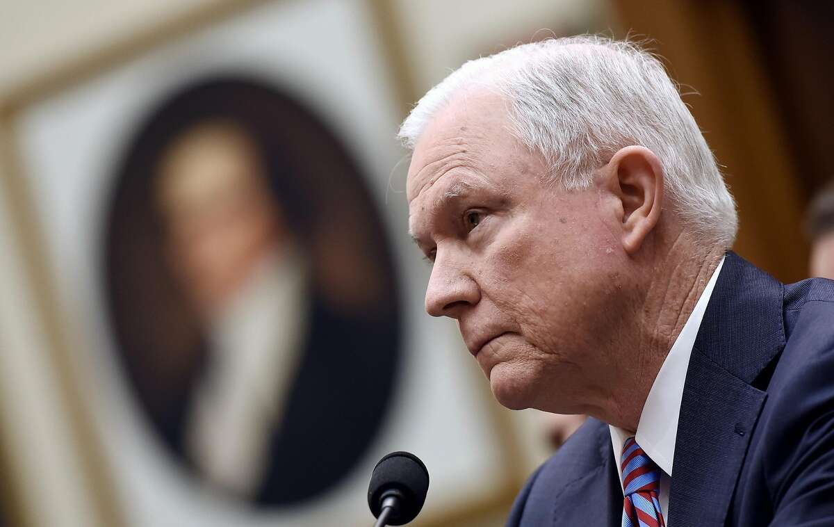 U.S. Attorney General Jeff Sessions testifies during a hearing before the House Judiciary Committee Nov. 14, 2017 in Washington, D.C. (Olivier Douliery/Abaca Press/TNS)
