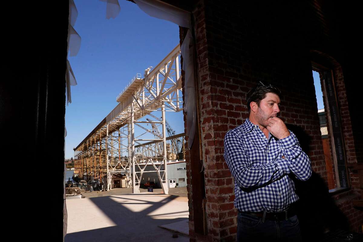 Owner Dave Phinney, a successful winemaker from the Napa Valley, at Savage & Cooke, a new craft distillery on Mare Island, in Vallejo, Calif., Monday, October 2, 2017. The plans for the new distillery also includes future facilities for wineries to showcase their products.