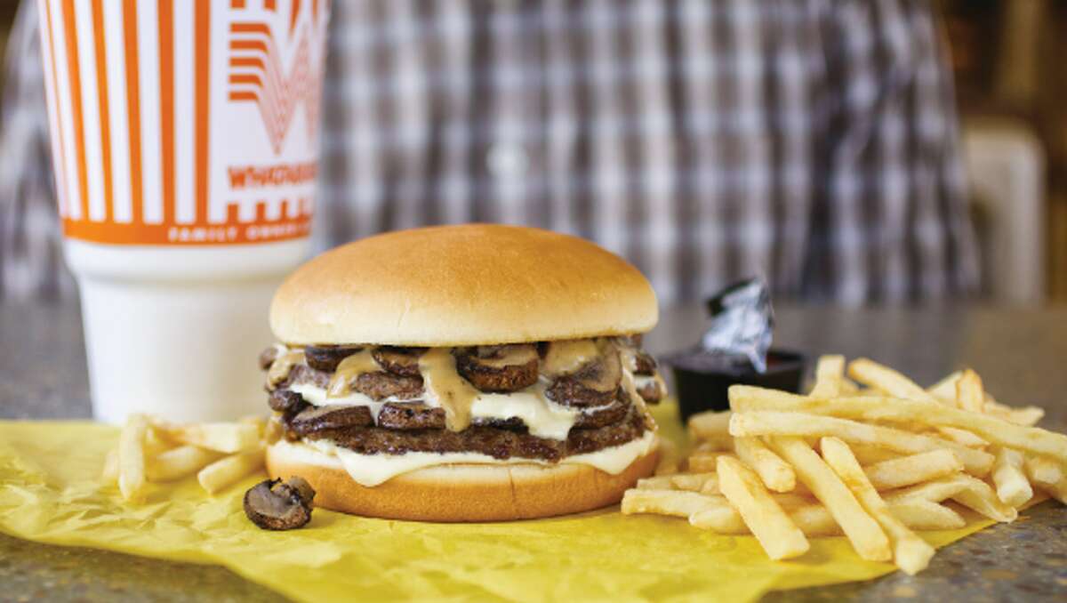 Texas' beloved burger chain Whataburger announced their newest addition to the menu, the Mushroom Swiss Burger. The burger features two patties, topped with mushrooms, Swiss cheese and Au Jus sauce.