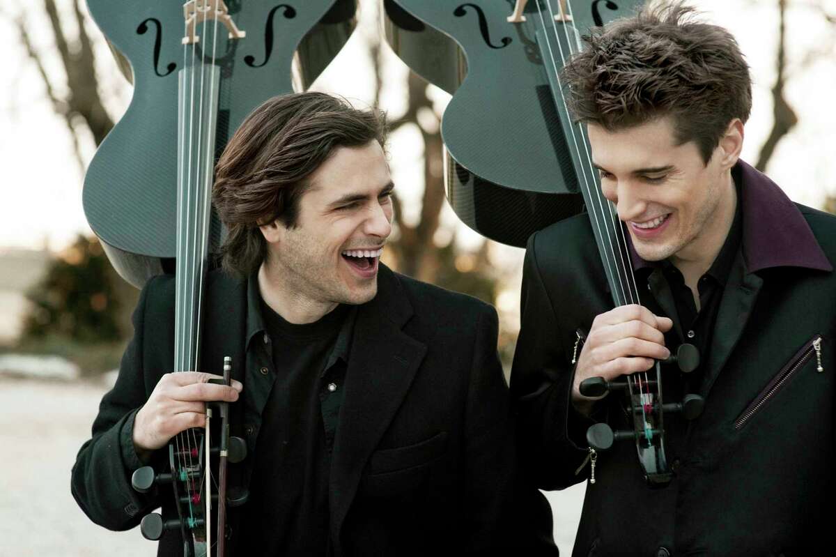 Cellists Stjepan Hauser (L) and Luka Sulic of 2CELLOS (courtesy photo)