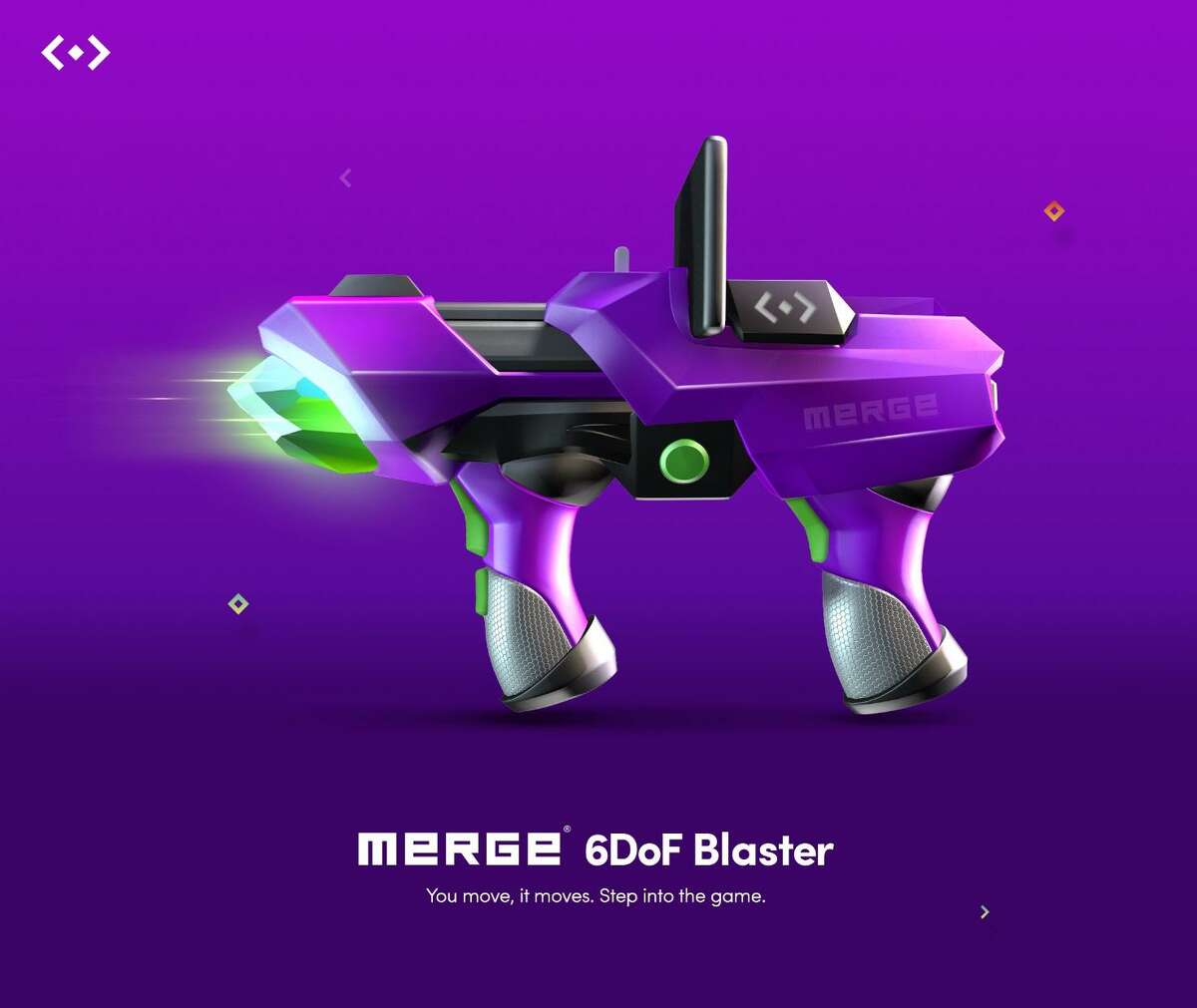 Merge unveiled Sunday its Merge 6DoF Blaster, which is expected to hit the shelves this summer.