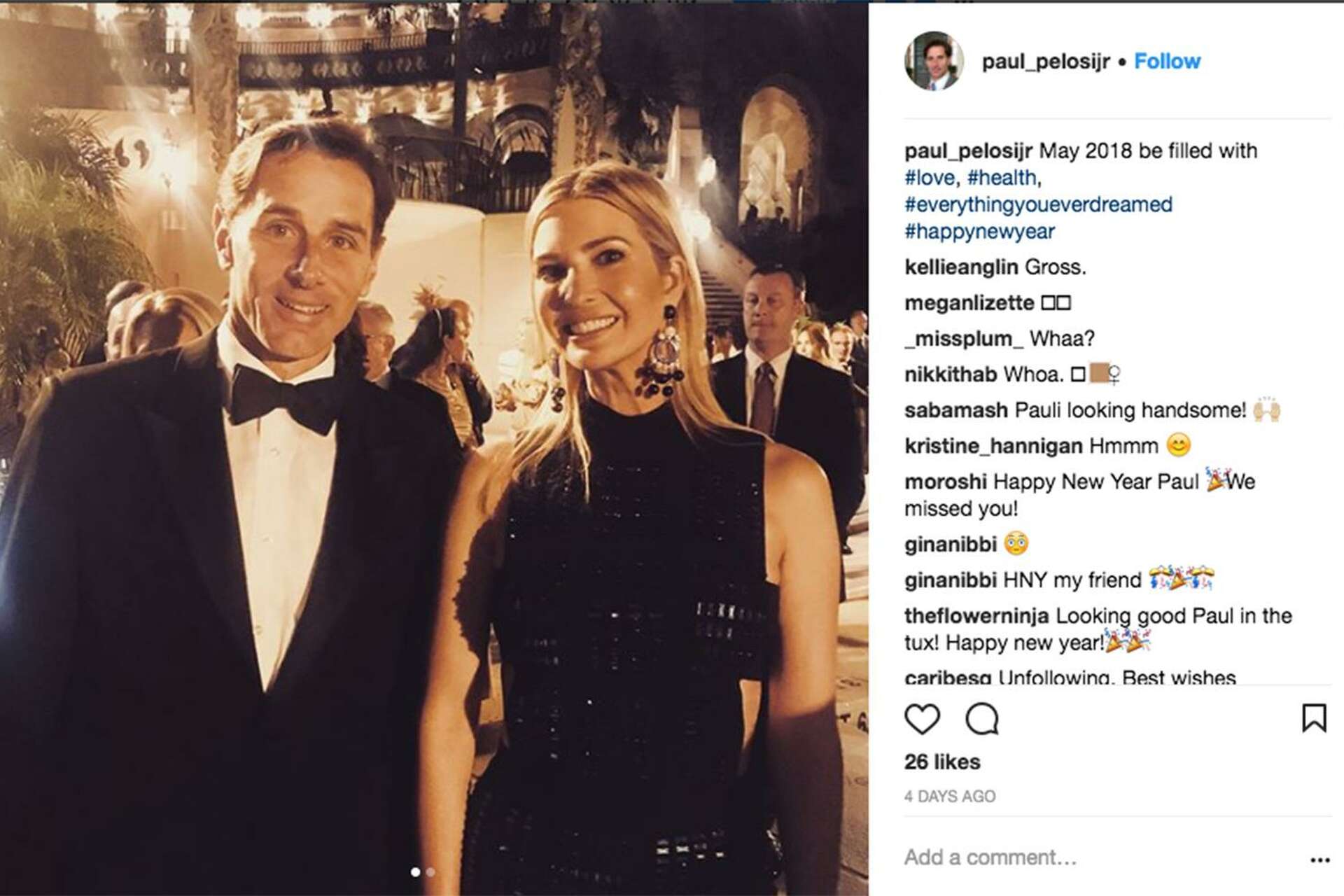 Pelosi’s son hobnobs with the Trumps at Mar-a-Lago
