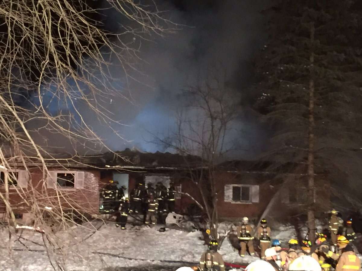 'Heavy fire' destroys Clifton Park home