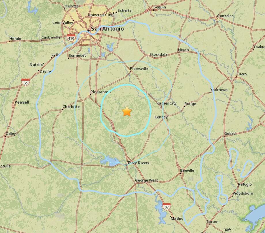 Earthquake 3.5 magnitude hits just south of San Antonio San Antonio