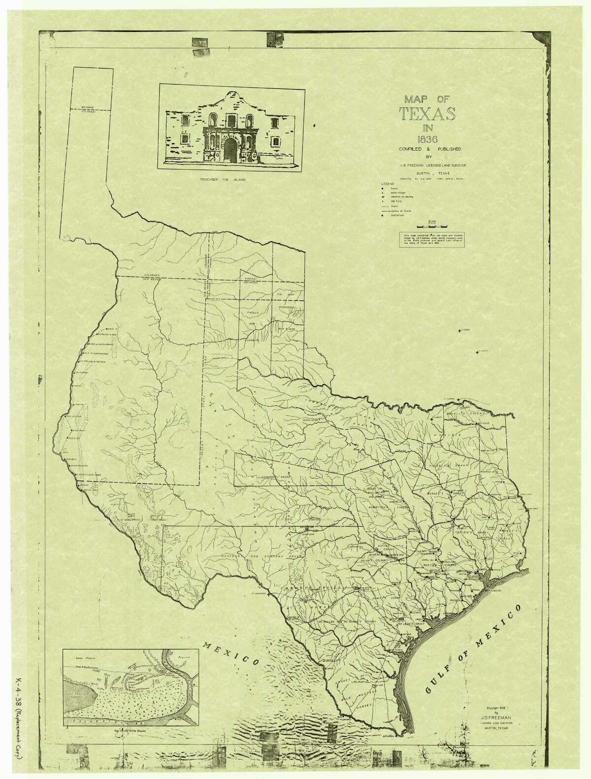 Bexar County once extended to Wyoming