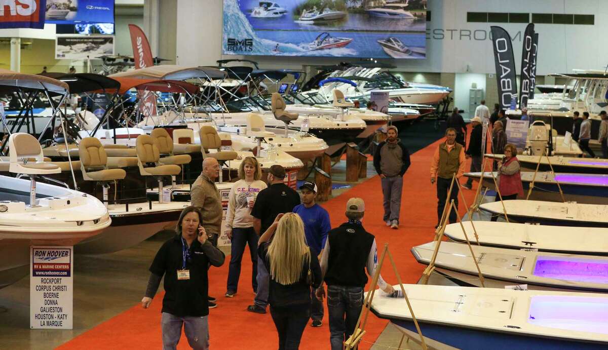 More than 1,000 boats are on display at the 63rd Houston Boat Show, which takes up the whole showroom floor at NRG Center.