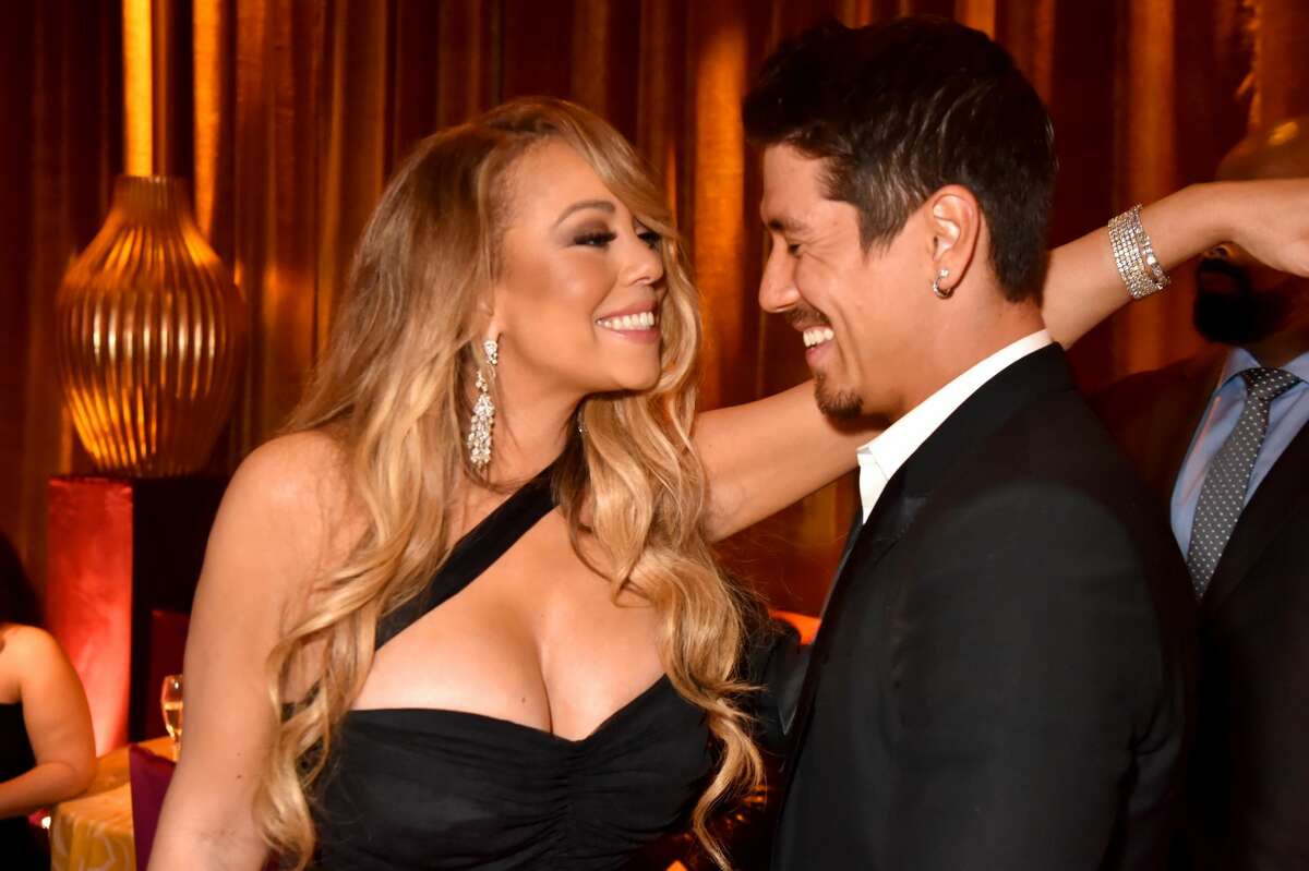 Mariah Carey and Bryan Tanaka attend HBO's Official 2018 Golden Globe Awards After Party on January 7, 2018 in Los Angeles, California.