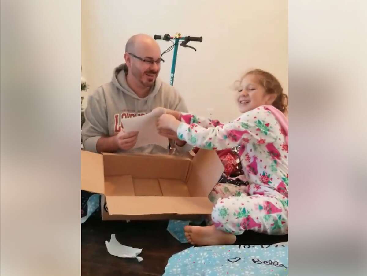 Stepdad Gets The Christmas Present Of A Lifetime When Stepdaughter