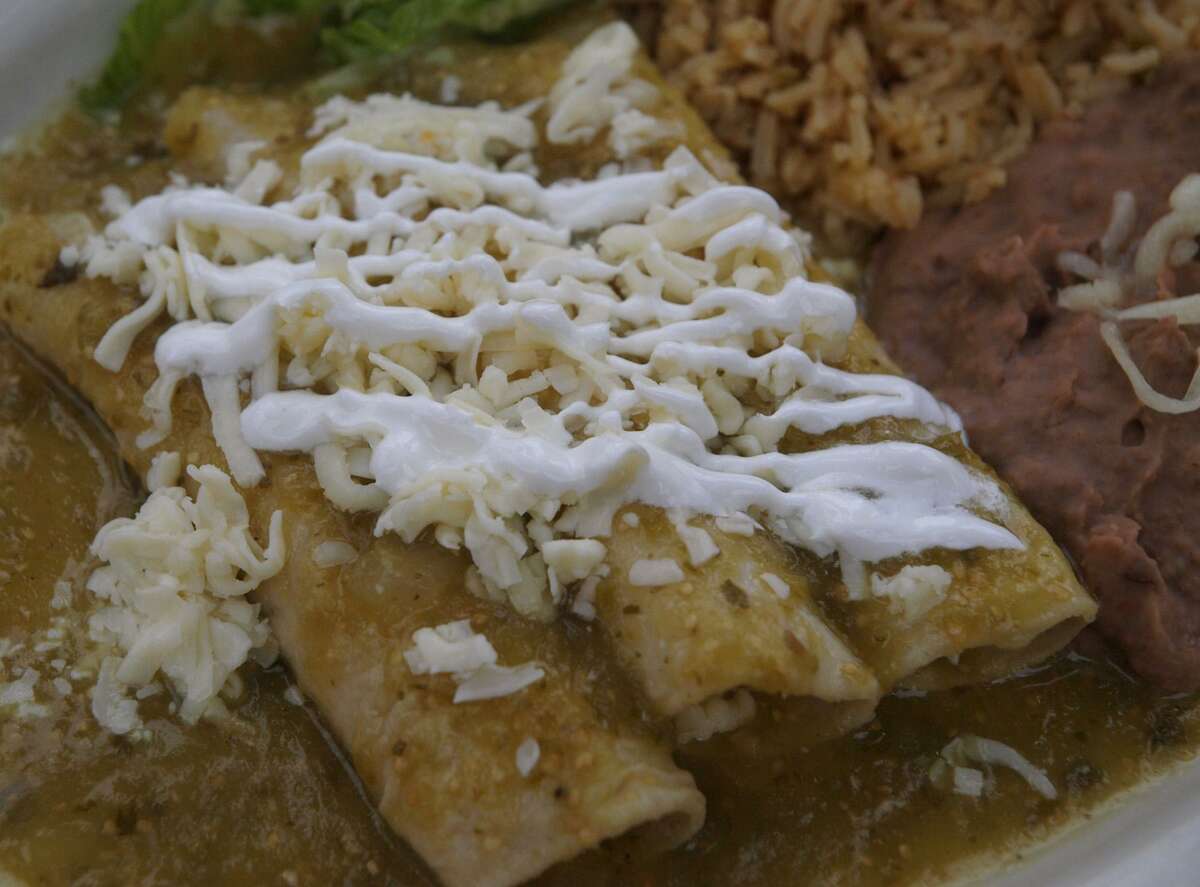 Enchiladas Verdes were a popular menu item at Picante Grill, which recently closed after almost 20 years of business.