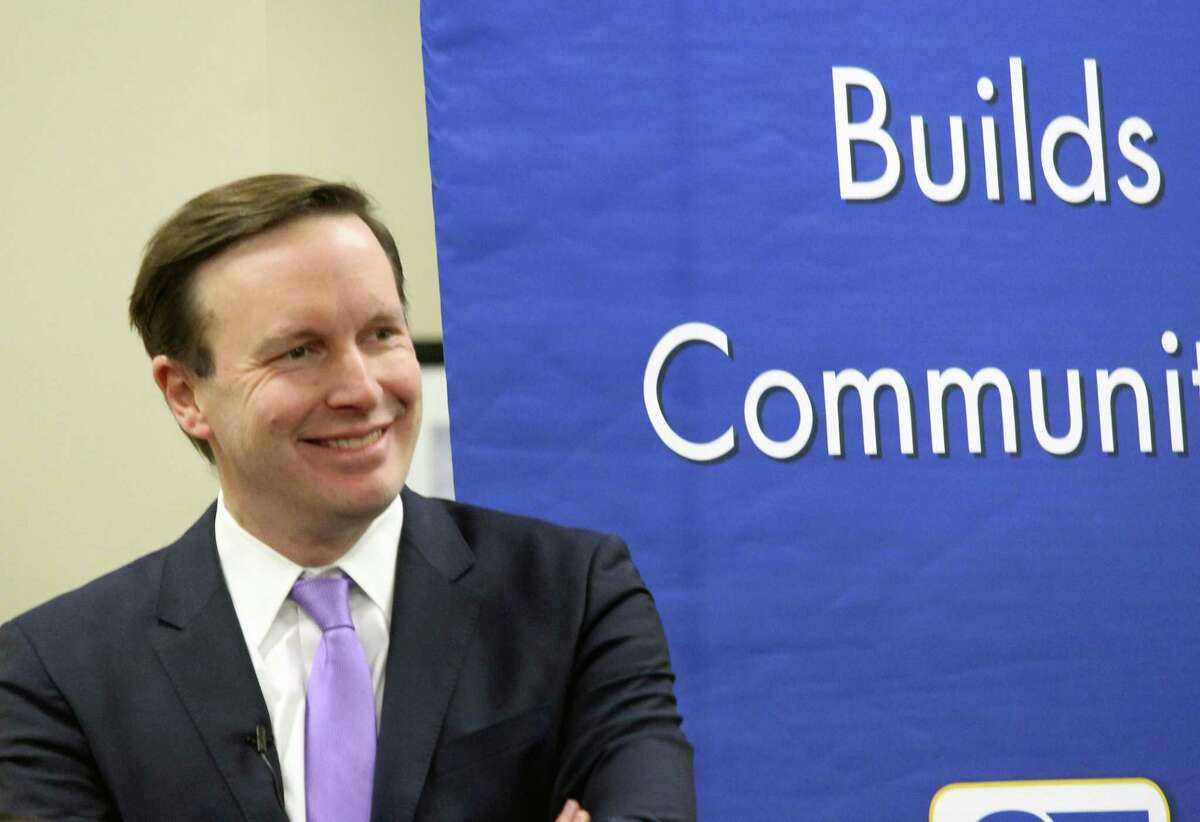 U.S. Sen. Chris Murphy discussed the impacts of the new federal tax bill with a group of real estate professionals Friday. Fairfield,CT. 1/5/18