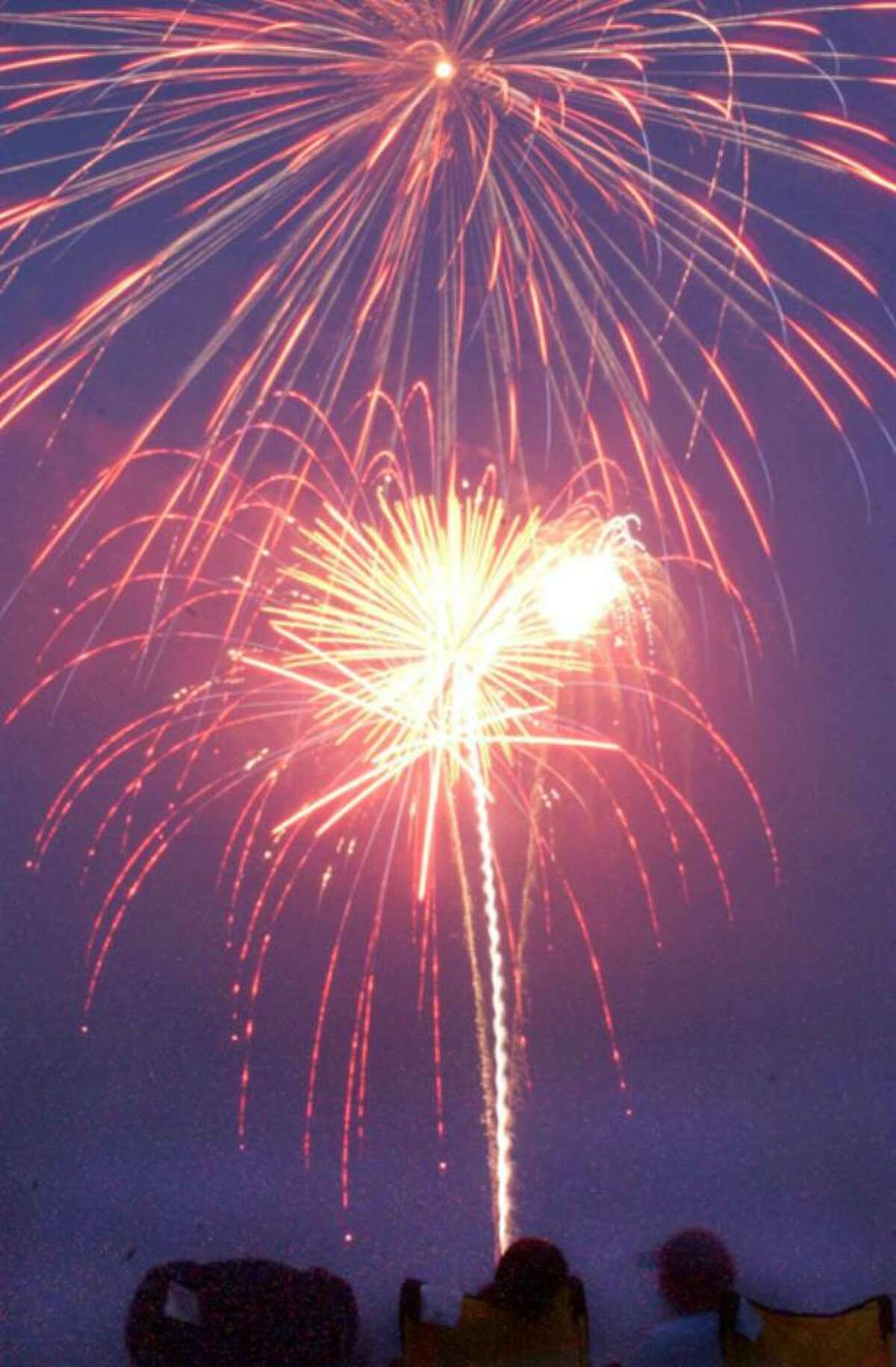 Fireworks shows around the area