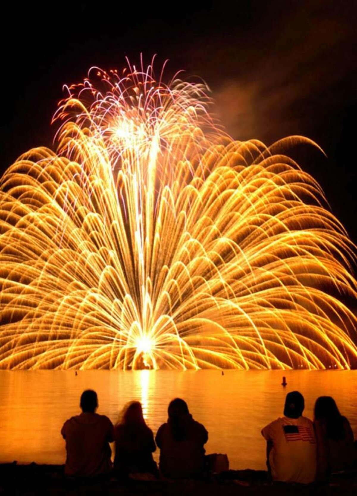 Fireworks shows around the area