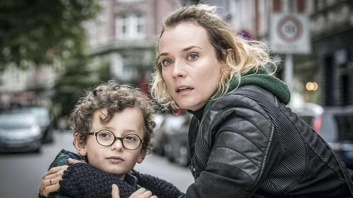 This image provided by Magnolia Pictures shows, Diane Kruger, right, and Rafael Santana in the film, "In the Fade," a Magnolia Pictures release. (Magnolia Pictures via AP)