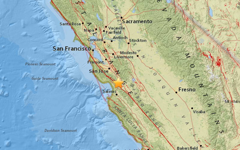 2.6 magnitude earthquake strikes Gilroy early Wednesday