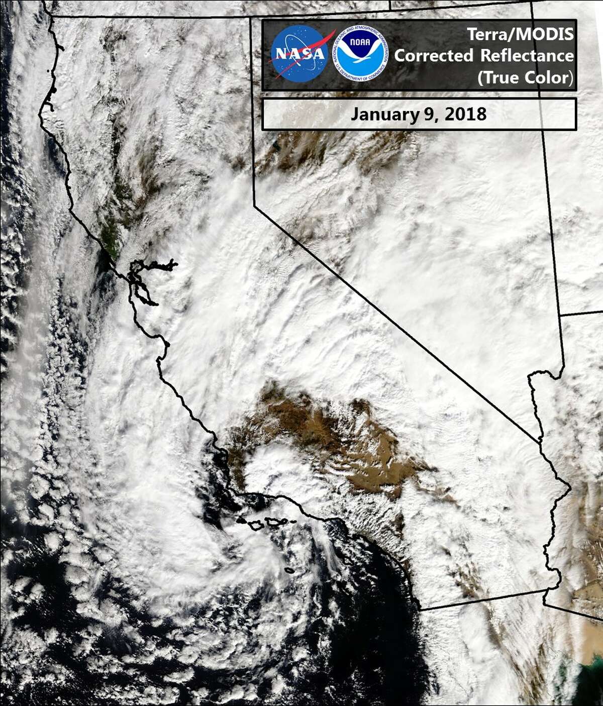 NASA satellite captures monster storm that drenched Bay Area and