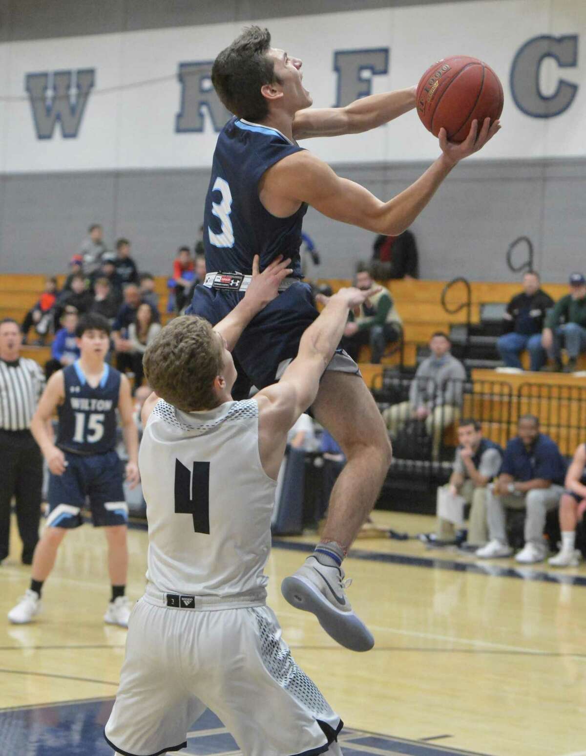 Boys Basketball Wilton shoots lights out in win over Wreckers