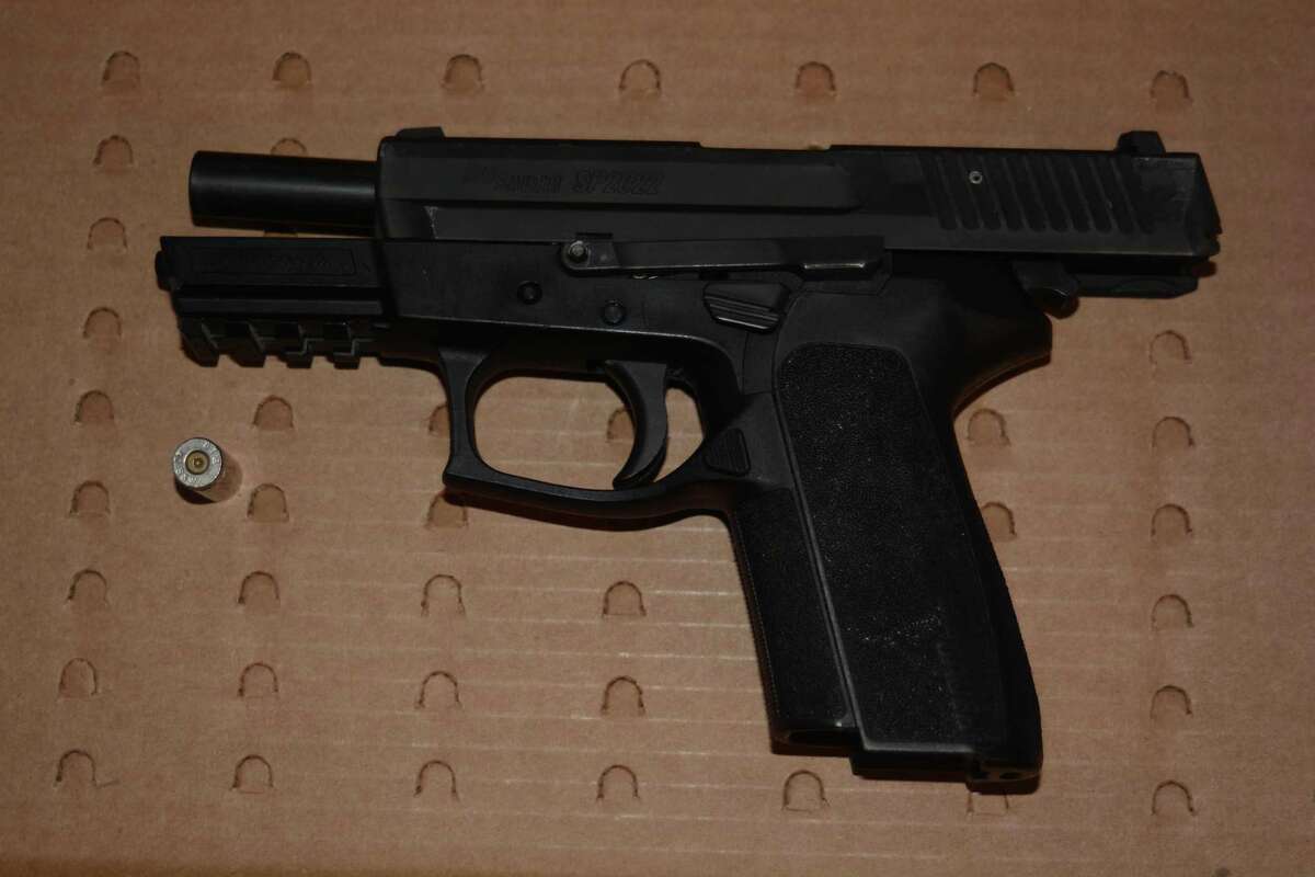 A handgun was found at Seventh and Chester streets following a BART officer-involved shooting last week.