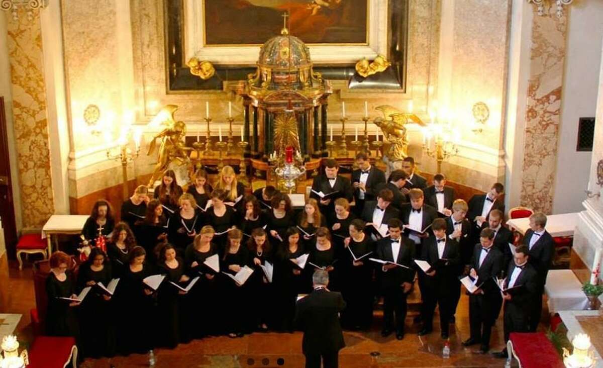 The University of Notre Dame concert choir.