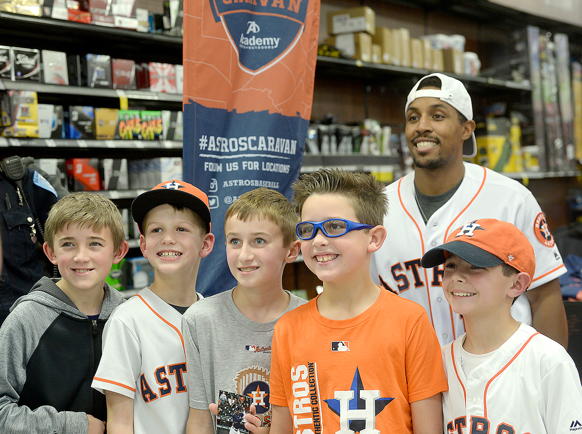 Were you 'Seen' at the Astros Caravan in Beaumont?