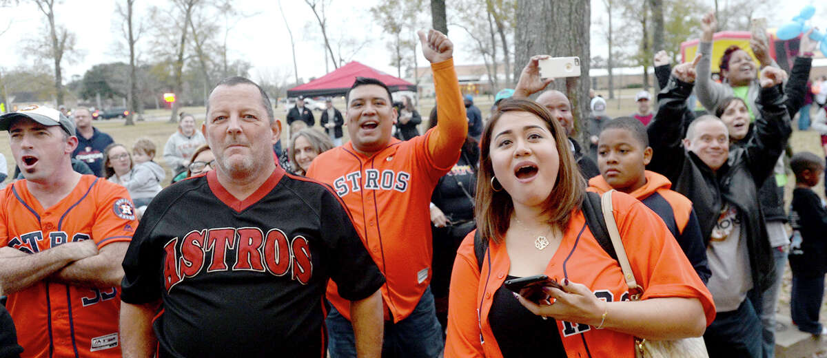 Were you 'Seen' at the Astros Caravan in Beaumont?