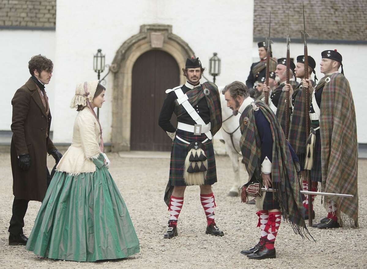 Victoria and Albert (Jenna Coleman and Tom Hughes) arrive in Scotland for a visit with the Duke of Atholl (Denis Lawson) in the second season of "Victoria" on "Masterpiece."