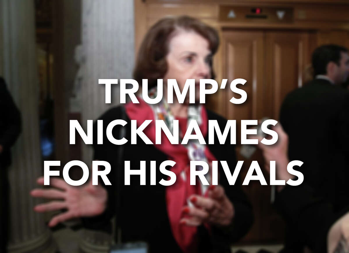 President Donald Trump has come up with many nicknames for his rivals, from Sen. Dianne Feinstein to the New York Times. Click through to see them all.