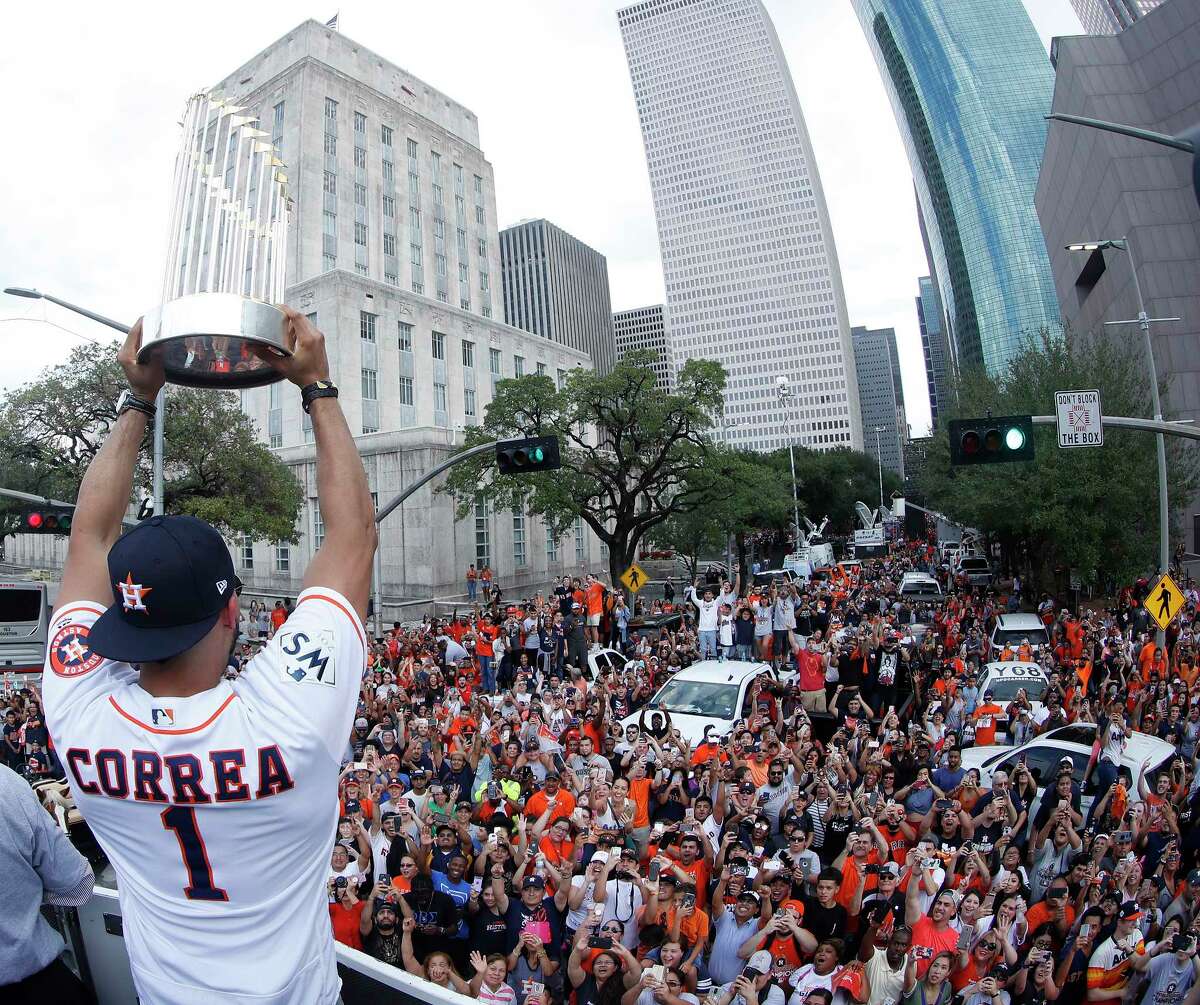 The Astros World Series trophy is coming to San Antonio on Thursday