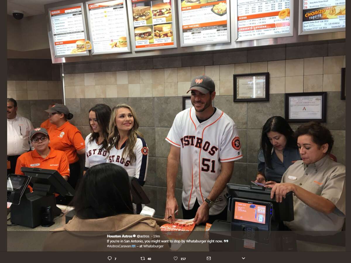 Would you like 'Stros with that?' World Series champs surprise Whataburger  customers - ABC13 Houston