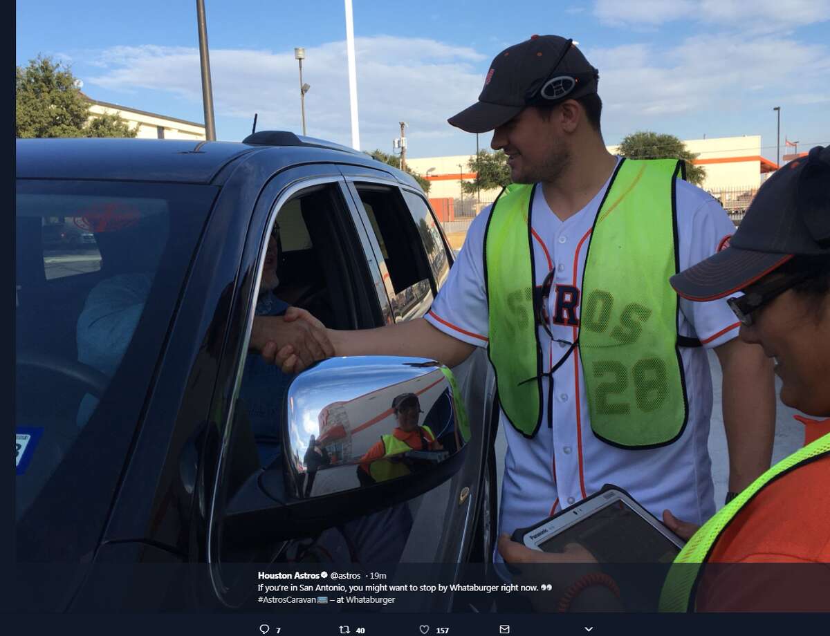 Would you like 'Stros with that?' World Series champs surprise Whataburger  customers - ABC13 Houston