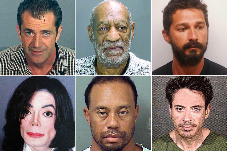 The good, the bad and the ugly of celebrity mugshots.