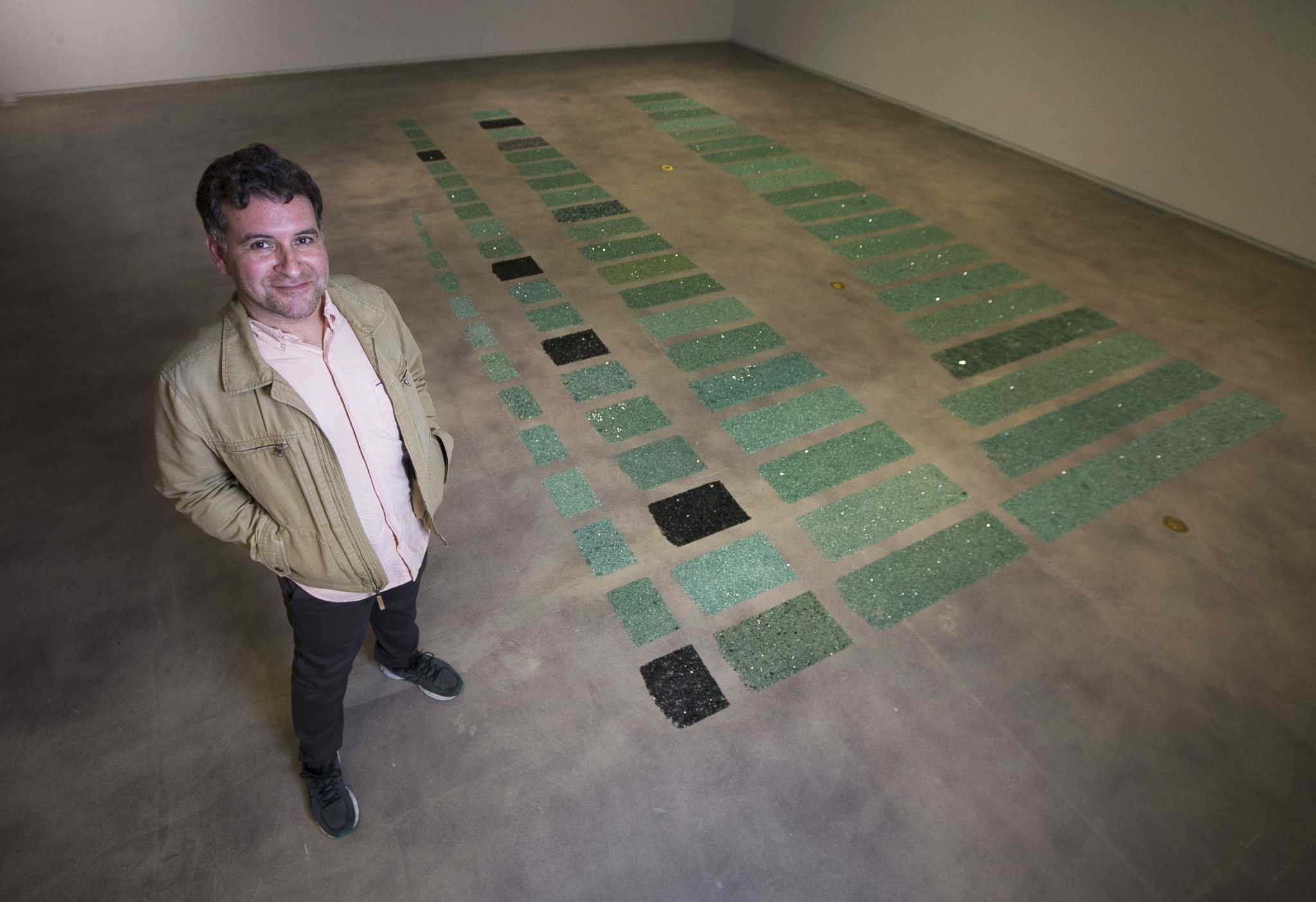 With stealth, artist Gabriel Martinez displays flotsam and jetsam of Houston