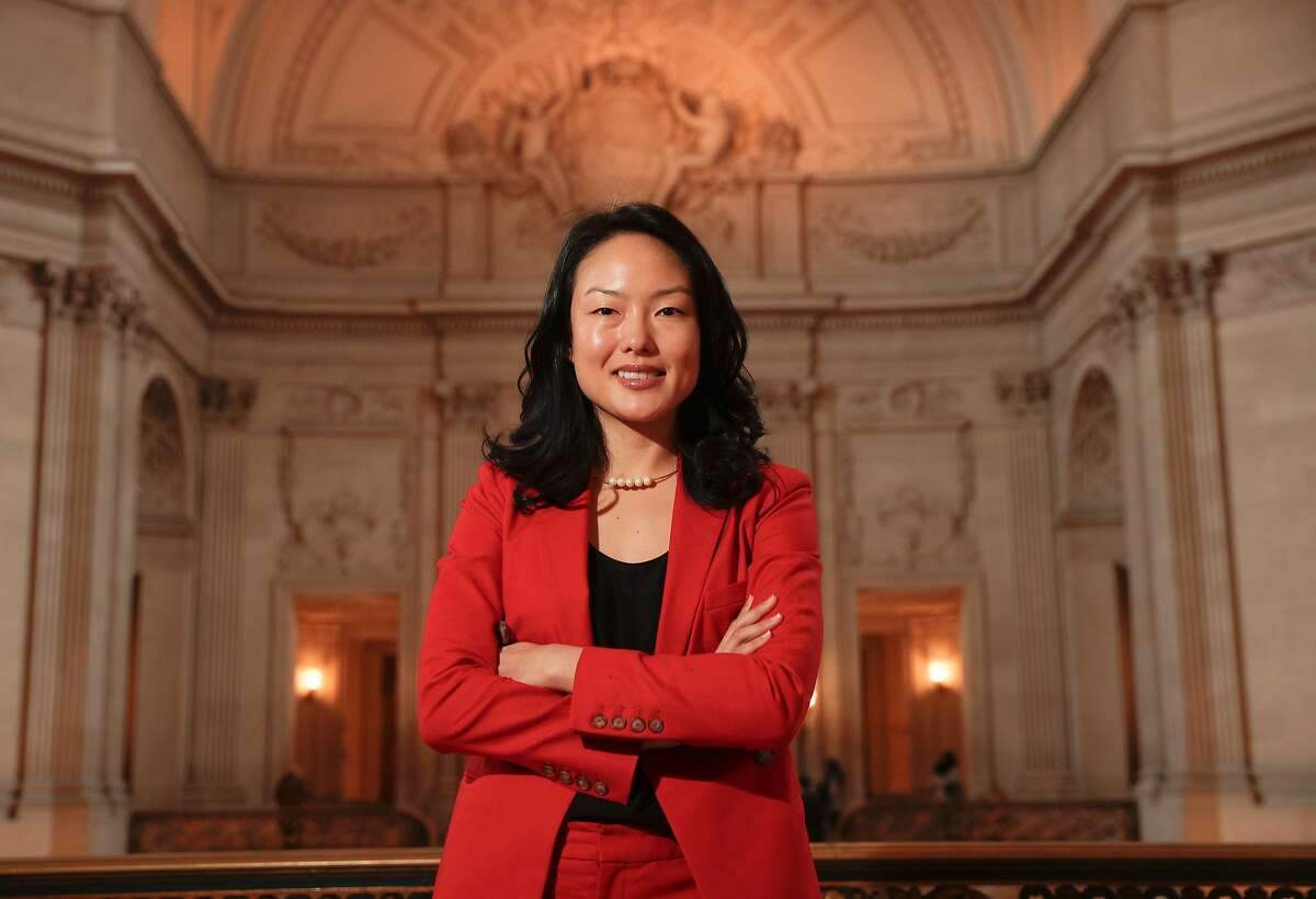 San Francisco Supervisor Jane Kim poses for a portrait inside City Hall in San Francisco, Calif. on Fri. January 5, 2018.