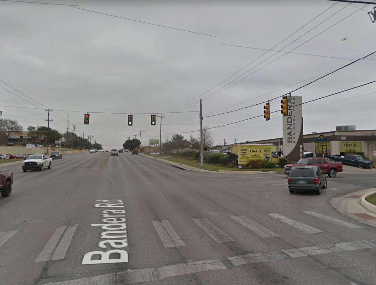 Red light camera intersection: Bandera and Timco