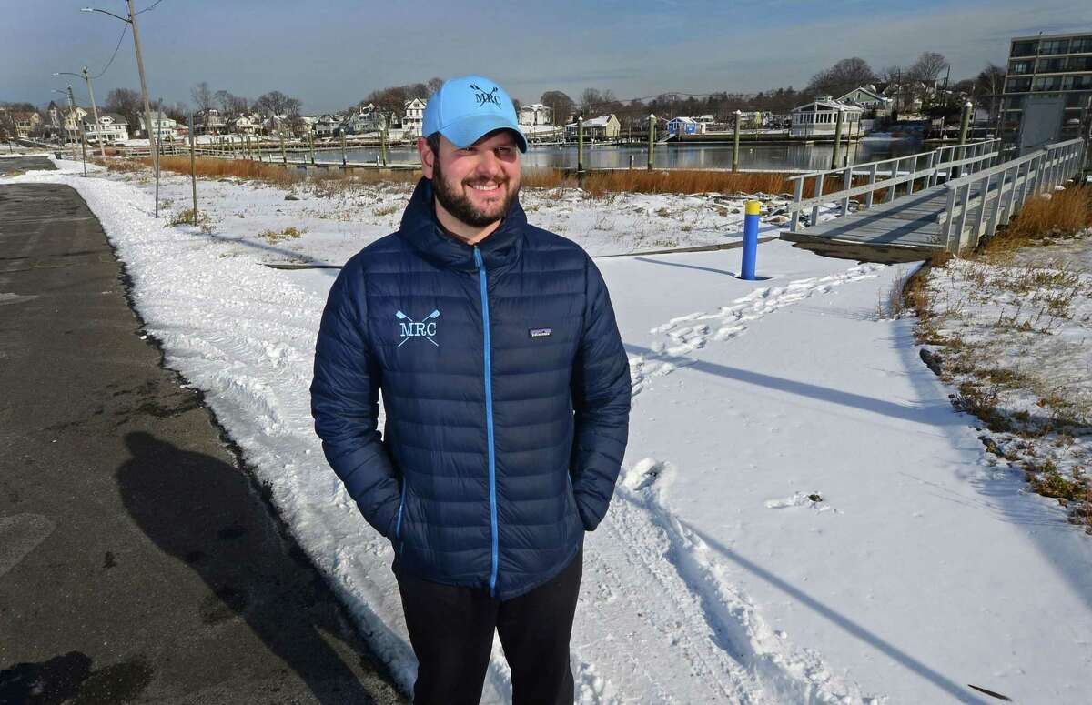 Maritime Rowing Club general manager Roman Vengerovskiy Tuesday near the docks at southeast end of Veterans Memorial Park in Norwalk. The Common Council on Tuesday evening hit pause on allowing Maritime Rowing Club to use part of the South Marina Docks and adjacent parking lot at Veterans Memorial Park from Feb. 1 through July 31, 2018, after learning from the Norwalk Harbor Management Commission that state and Army Corps of Engineers approval is required.
