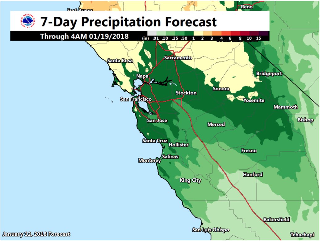 2 storms bringing rain this week to Bay Area