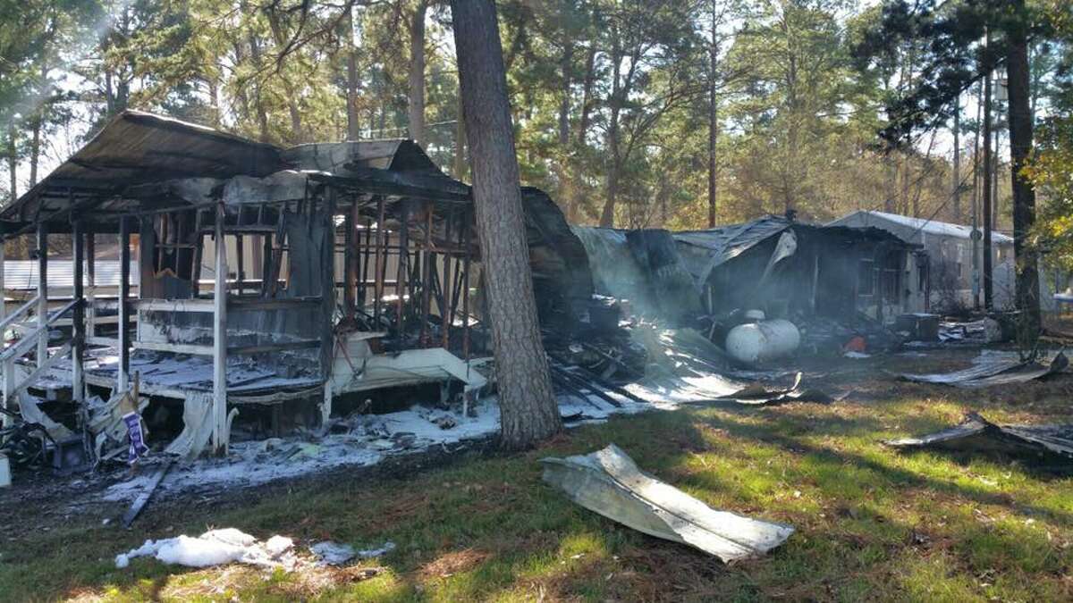 A 55-year-old man is being treated for life-threatening burns to his face and chest at Conroe Regional Medical Center after he awoke early Sunday morning to flames inside the mobile home he was housesitting. Investigators believe a space heater could be to blame for the early morning fire. (Jan. 14, 2018)