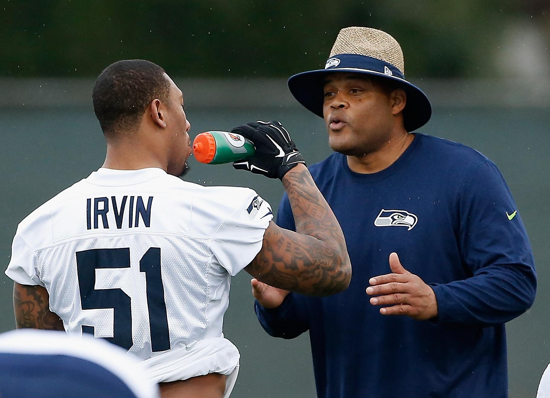 Linebacker Ken Norton Jr. #51 of the San Francisco 49ers looks on