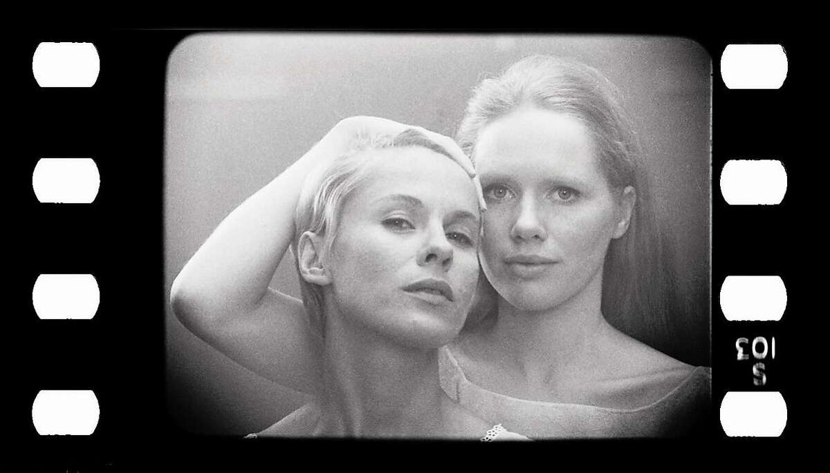 Bibi ANdersson (Left) and Liv Ullmann in Ingmar Bergman's movie Persona (1966)