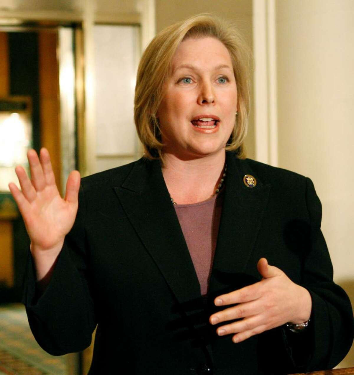 Sen. Kirsten Gillibrand knows what it's like to worry over a child who has asthma. She says more federal aid is needed to help children and their parents with the health problem.